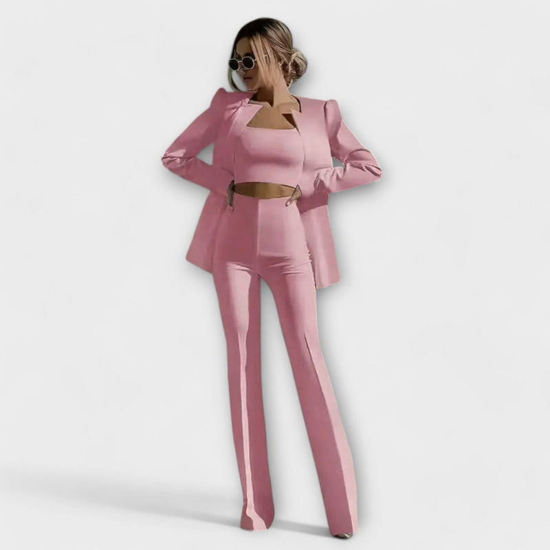 Stijlvolle 3-delige Set (Blazer, Top, Broek)