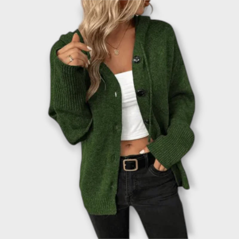 Gebreide cardigan met knopen